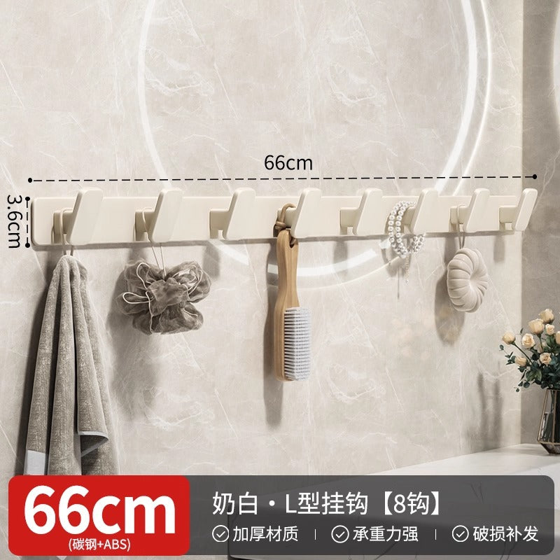 No punching clothes hook, door rear clothes hanger, wall-mounted door entrance, coat cabinet hook, strong row hook