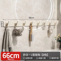 Milky white thickened 8 hooks