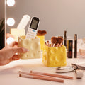 Luxury ceramic cheese storage jar - stylish desktop organizer, pen holder, and cosmetic storage container - wholesale
