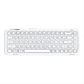 Moffii skyscraper 711 translucent three-mode bluetooth keyboard liquid foundation high-looking rgb girls office wireless