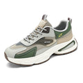 Spring breathable men's shoes 2026 new anti-odor mesh sneakers athletic casual versatile trendy chunky sole dad shoes