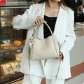 Vegetable basket women's bag imported first layer cowhide new arrival2024korean ladieswear bag satchel bucket bag work clothing bag