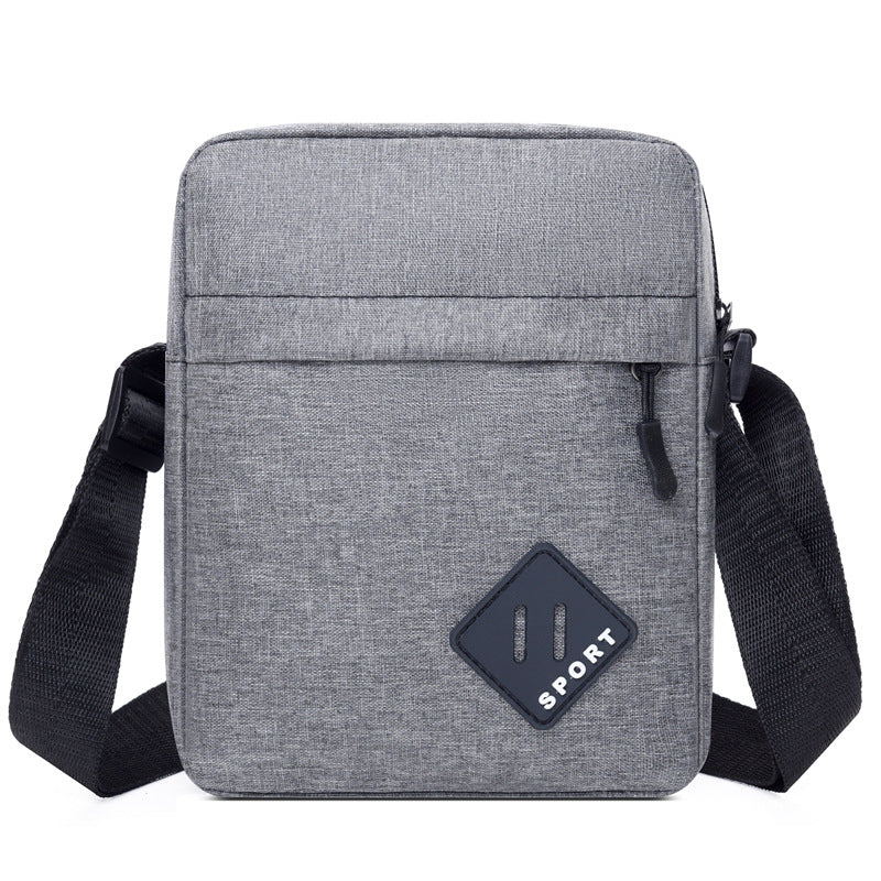 New lightweight Oxford cloth messenger bag men's fashion simple shoulder bag business commuter horizontal and vertical casual men's bag