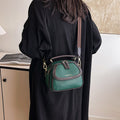 Small women's handbag 2025 new fashion soft leather ladies' tote crossbody bag versatile middle-aged mom shoulder bag