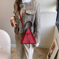 This year's popular women's bags: 2025 new korean-style fashionable studded, trendy, hand-held, crossbody, triangular small square bags