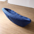 Italian minimalist fabric sofa, curved living room, large apartment, villa, designer, special-shaped corner shell sofa, original
