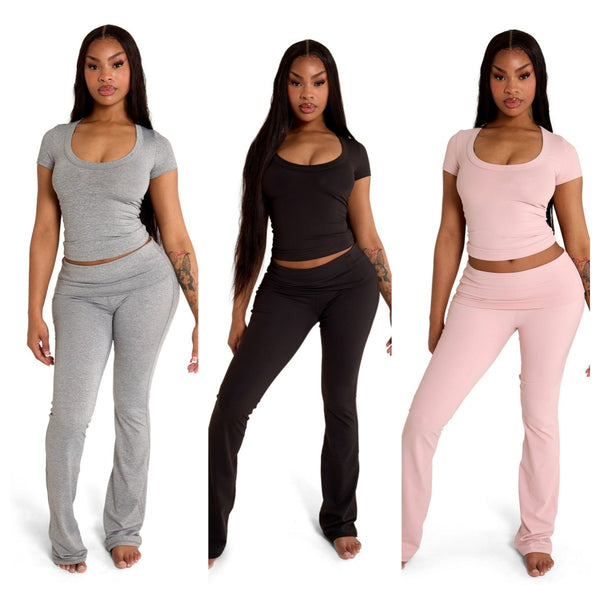 YD-8816 European and American women's clothing, 's new models, fashionable and sexy directional imitation cotton two-piece set,  women's clothing