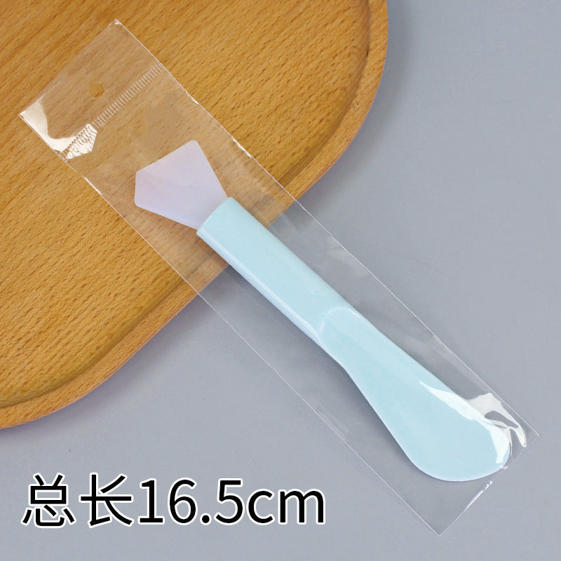 Beauty silicone brush facial mask brush makeup brush soft bristle head brush mud mask beauty tool fan-shaped fruit acid brush