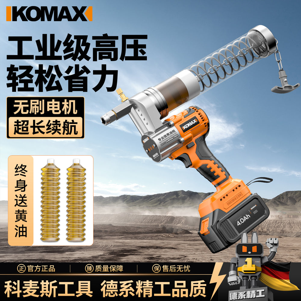 New arrival electric grease gun high pressure caterpillar manual automatic oil injector lithium battery excavator special oiling artifact