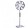 Floor fan electric fan white desktop fan dual-purpose silent vertical circulation fan high wind power office eco-friendly