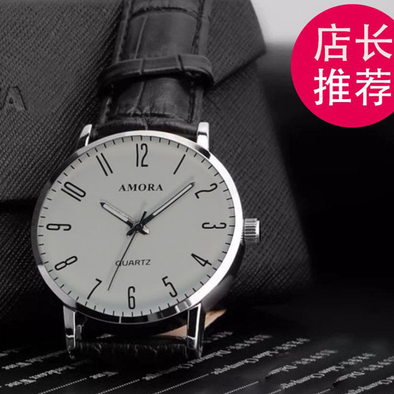 Amora in stock manufacturer direct men's watch gift watch wholesale watch casual steel band quartz watch
