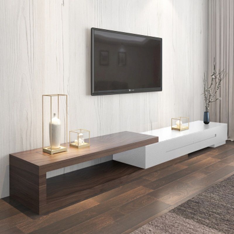 Modern home light luxury black tv cabinet small apartment new style coffee table high-end living room tv stand