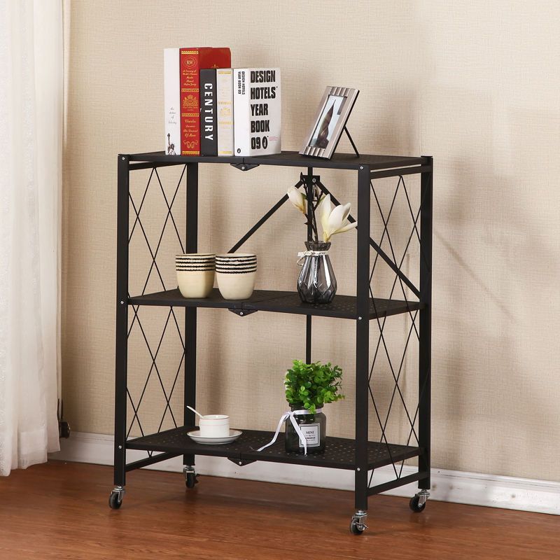 Shelf Floor-to-ceiling multi-layer storage rack Home balcony Bedroom wrought iron finishing rack Storage rack Shelf Layer shelf