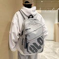 Customizable trendy backpack for college and middle school students, 1000d water-resistant material, multiple colors available, large capacity