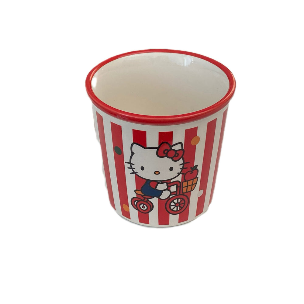 American striped cat ceramic mug - breakfast cup, couple's style, cartoon mug, large capacity, high-value milk cup