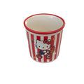 American striped cat ceramic mug - breakfast cup, couple's style, cartoon mug, large capacity, high-value milk cup