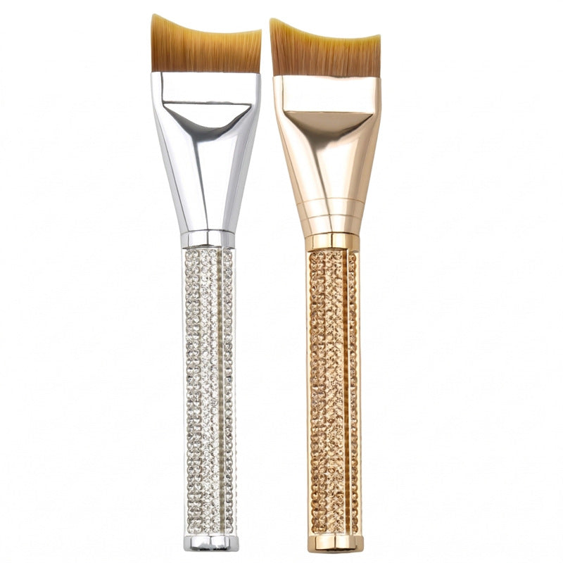 Diamond crescent one-character foundation brush, no-powder flat bottom makeup brush, peak hair magic traceless foundation brush, makeup brush