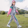 Girls' autumn activewear set -  new collection - trendy & stylish two-piece outfit for mid-to-large children
