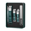 High-end stainless steel nail clippers, manicure tools, anti-splash boxed set - portable home use kit