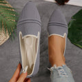 Exportplus sizeflats shoes women's  spring pointed toe fashion fly knit flats slip-on casual slip-on flats