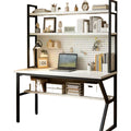 Computer desk desktop for home student study writing desk bedroom desk bookshelf all-in-one small table simple office desk