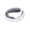 Cervical spine massager - neck massager with electromagnetic stimulation, heating, and pulse massage - computerized charging cervical spine massager