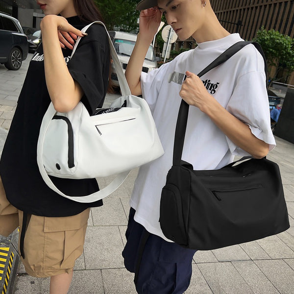 Sports bag Lightweight fitness yoga bag Women's large-capacity shoulder messenger bag Short-distance travel bag Going out luggage Men's bag