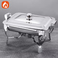 Manufacturer stainless steel dining stove detachable buffet stove grilled fish plate hotel restaurant food heating alcohol stove cross-border