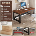 Solid wood computer desk - desktop, bedroom, home, small desk, student writing desk, double gaming desk, office desk