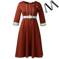 D3340  foreign trade women's clothing  new women's fashion elegant round neck patchwork african dress
