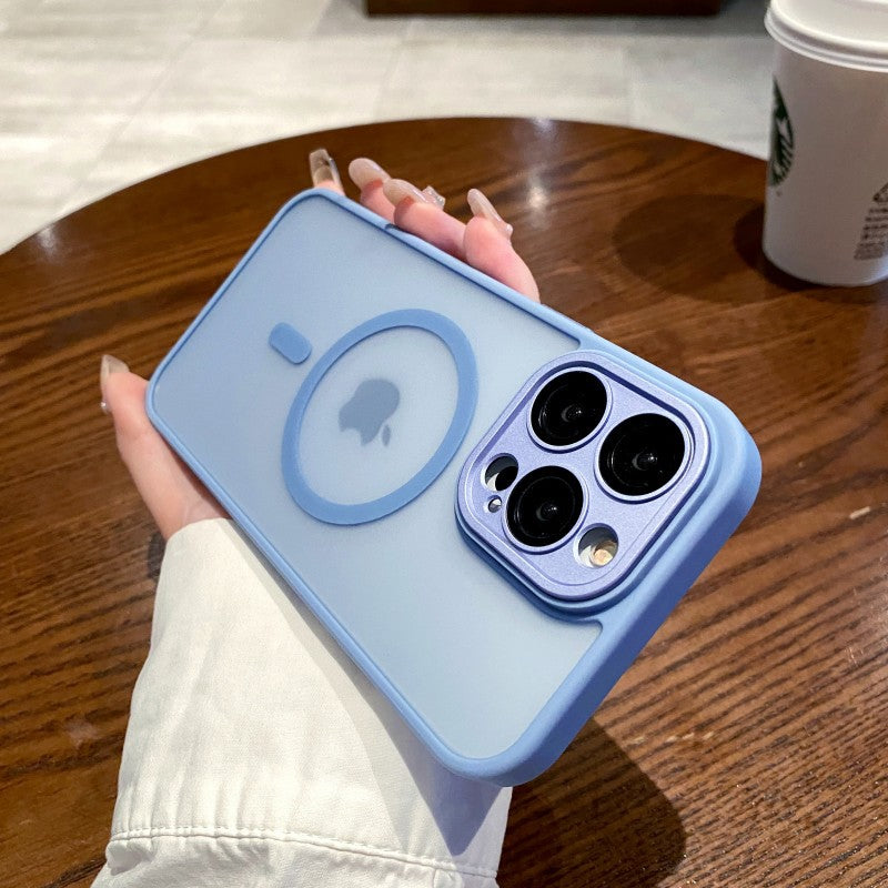 New yadun precision hole magnetic apple 17 phone case compatible with iphone 16 lens film full coverage protective case 13