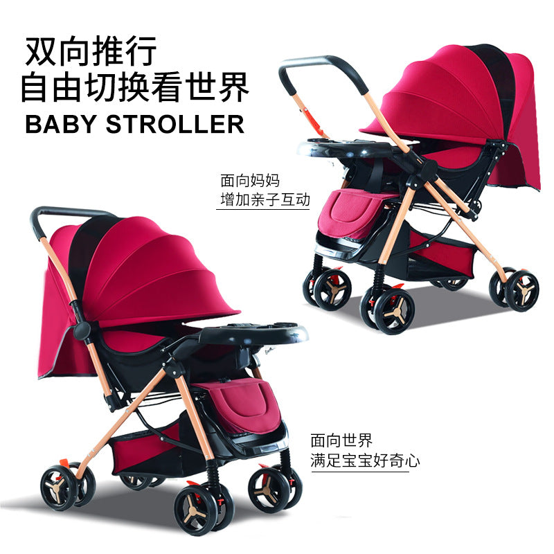 Lightweight, reclining, and foldable umbrella stroller - perfect for babies and toddlers (0-3 years) - your go-to baby carrier for easy outings!