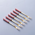 Pink gold cross