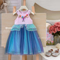 Girls' mermaid princess dress -  summer collection - sequin fishtail birthday party dress