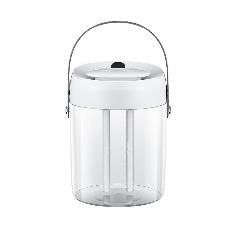 2l large capacity dual nozzle humidifier - compact usb quiet mist maker for home, baby bedroom, and office desk