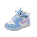 Spring & fallkids sneakers high-top girl mesh casual shoes boys sneakers 1-6 years old baby led light-up shoes