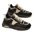 Men's fall/winter 2025 new trendy soft sole athletic casual shoes - men's chunky platform height increasing dad shoes - men's streetwear