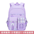 New lightweight school backpack for elementary school students - perfect for girls in grades 1-6. designed for children's spinal protection and reduced burden