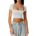 White short sleeves