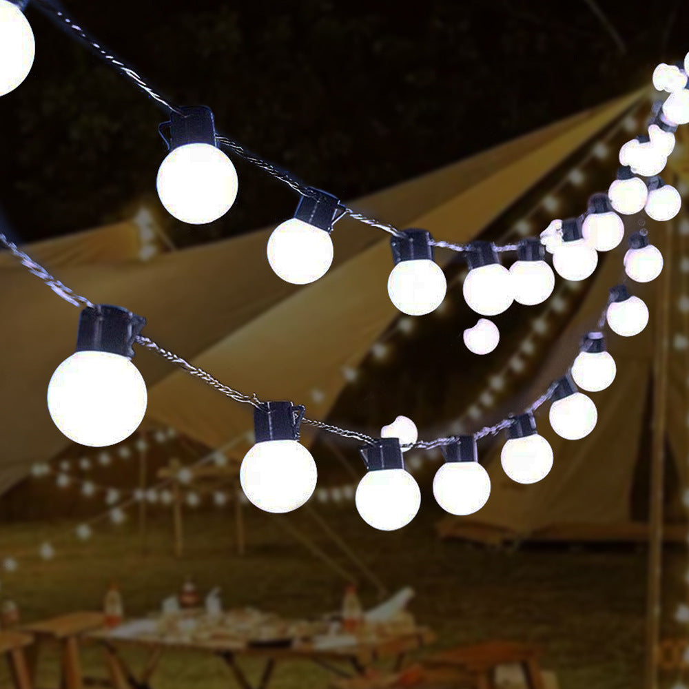 LED bulb light string outdoor camping gypsy star decorative lights battery box night market stall atmosphere arrangement string lights
