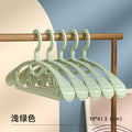 Wide shoulder clothes hanger, thickened version, non-marking, non-slip for home clothes hanger, durable export cross-border exclusive plastic clothes hanger