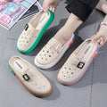 Women's summer slippers 2023 new fairy style sandals, trendy versatile platform slides, cloud-like comfort, thick sole beach shoes