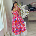 European and american women's clothing  summer new sweet and fresh bow high-waisted mesh patchwork a-line maxi dress