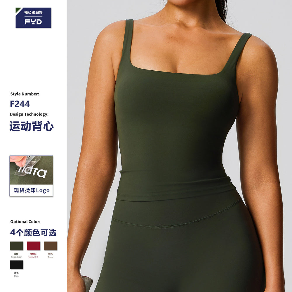 Fashionnew arrival quick-drying yoga vest outwear running quick-drying fitness clothes for women tight-fitting breathable back sports intimates