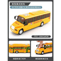 Large school bus toy for boys, baby bus bus early education educational children's car model, children's day gift