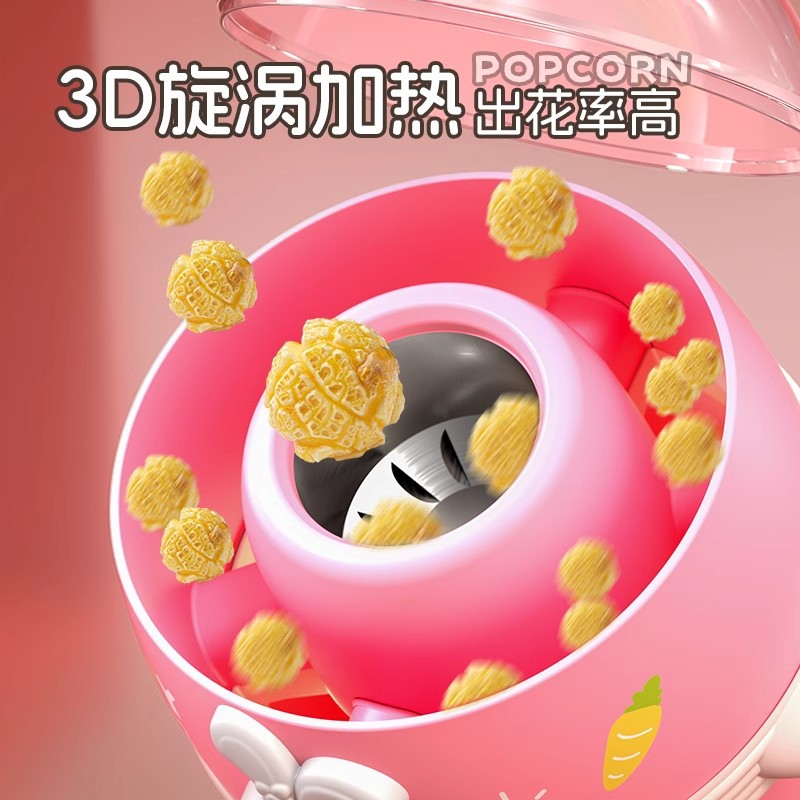 Play house real cooking utensils automatic popcorn machine cooking independent hands-on family interactive artificial kitchen toys
