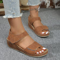 Plus size women's sandals for export -  summer new arrivals: versatile soft-soled sandals for middle-aged and elderly women, perfect with dresses - wholesale