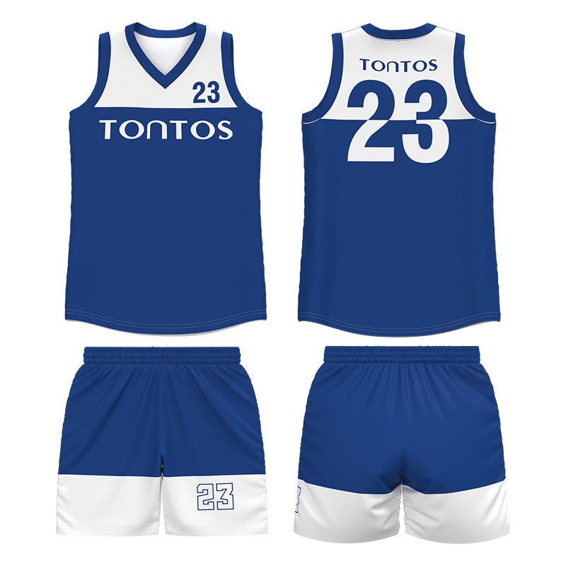 Adult game training jersey sports basketball jersey heat transfer quick drying jersey basketball jersey set custom printing