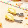 Little dinosaur yellow-stainless steel model