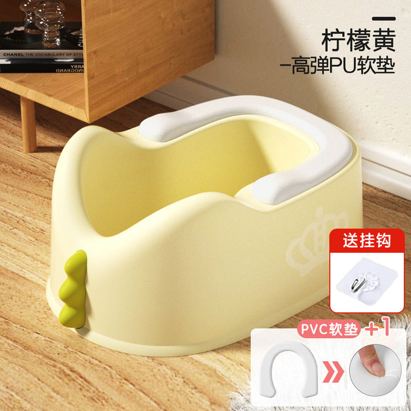 Kids' potty training wash basin - baby plastic girl's toilet training seat - infant squatting wash basin for gentle cleansing